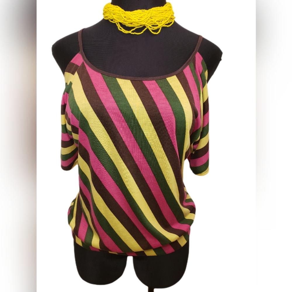 Torrid Banded Bottom Cold Shoulder Shirt 1X